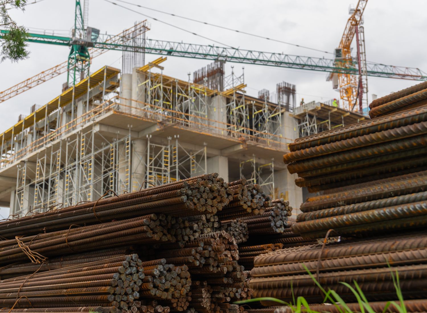Mechanical testing of materials in laboratory using tensile testing machine